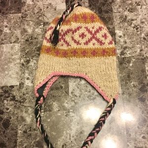 Knit Fleece-Lined Earflap Hat